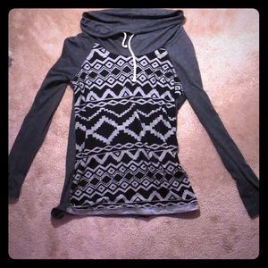 Drawstring sweatshirt